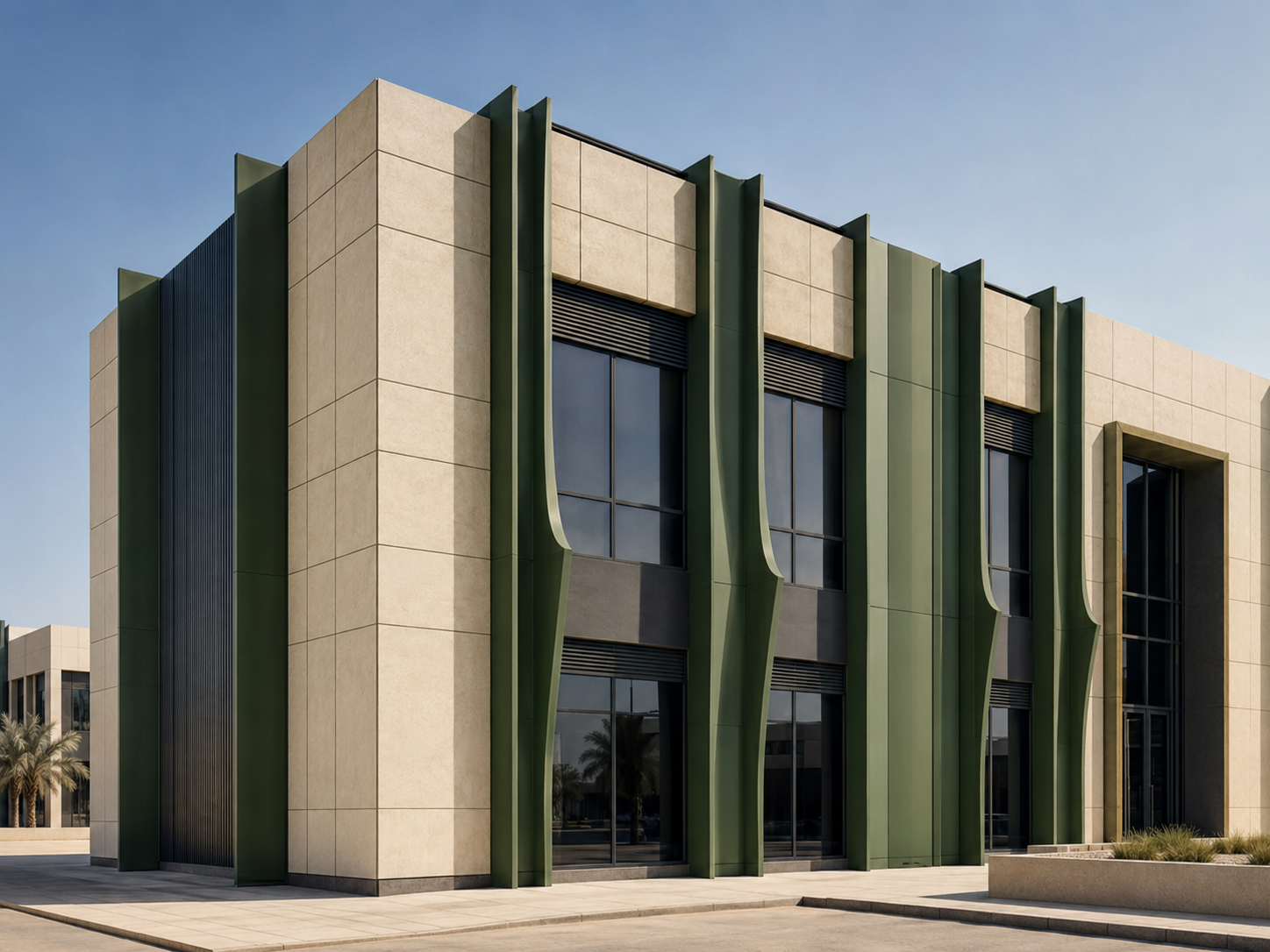 GRP architectural cladding