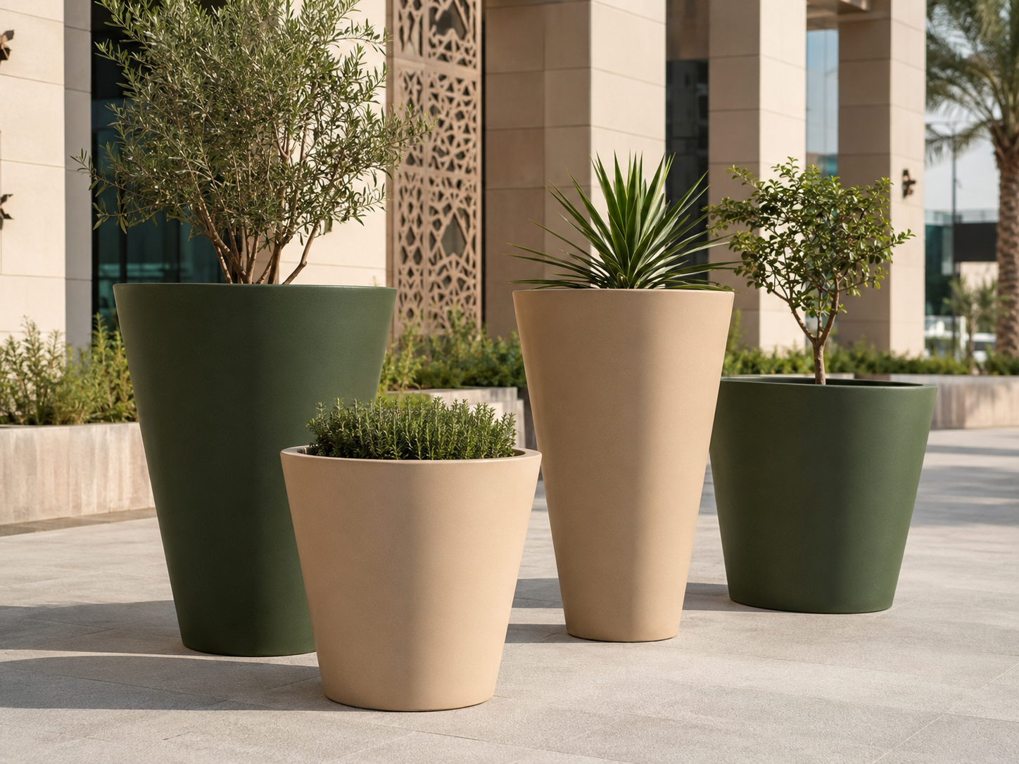 GRP designer planters