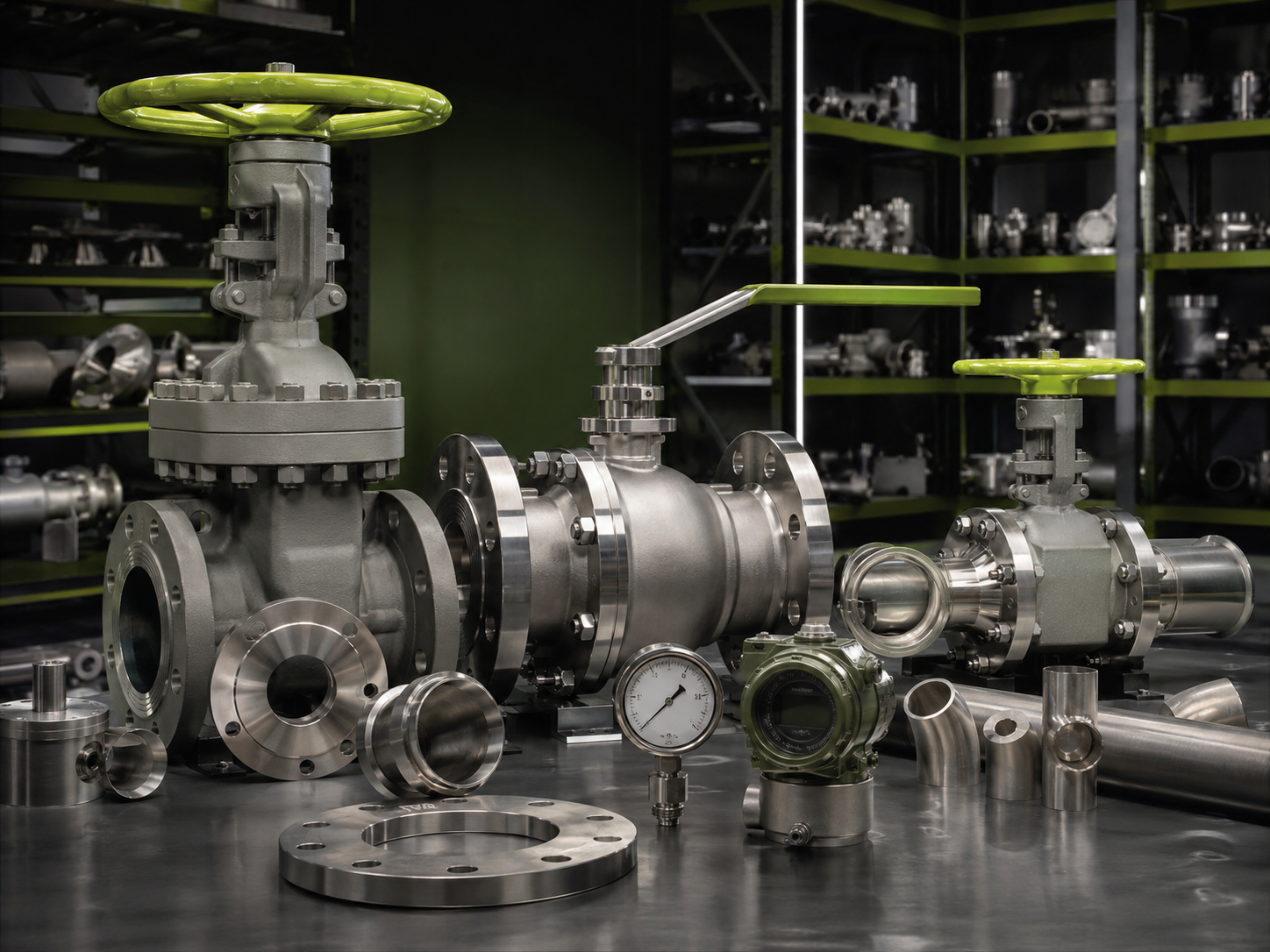 Industrial valves, flanges and instrumentation products