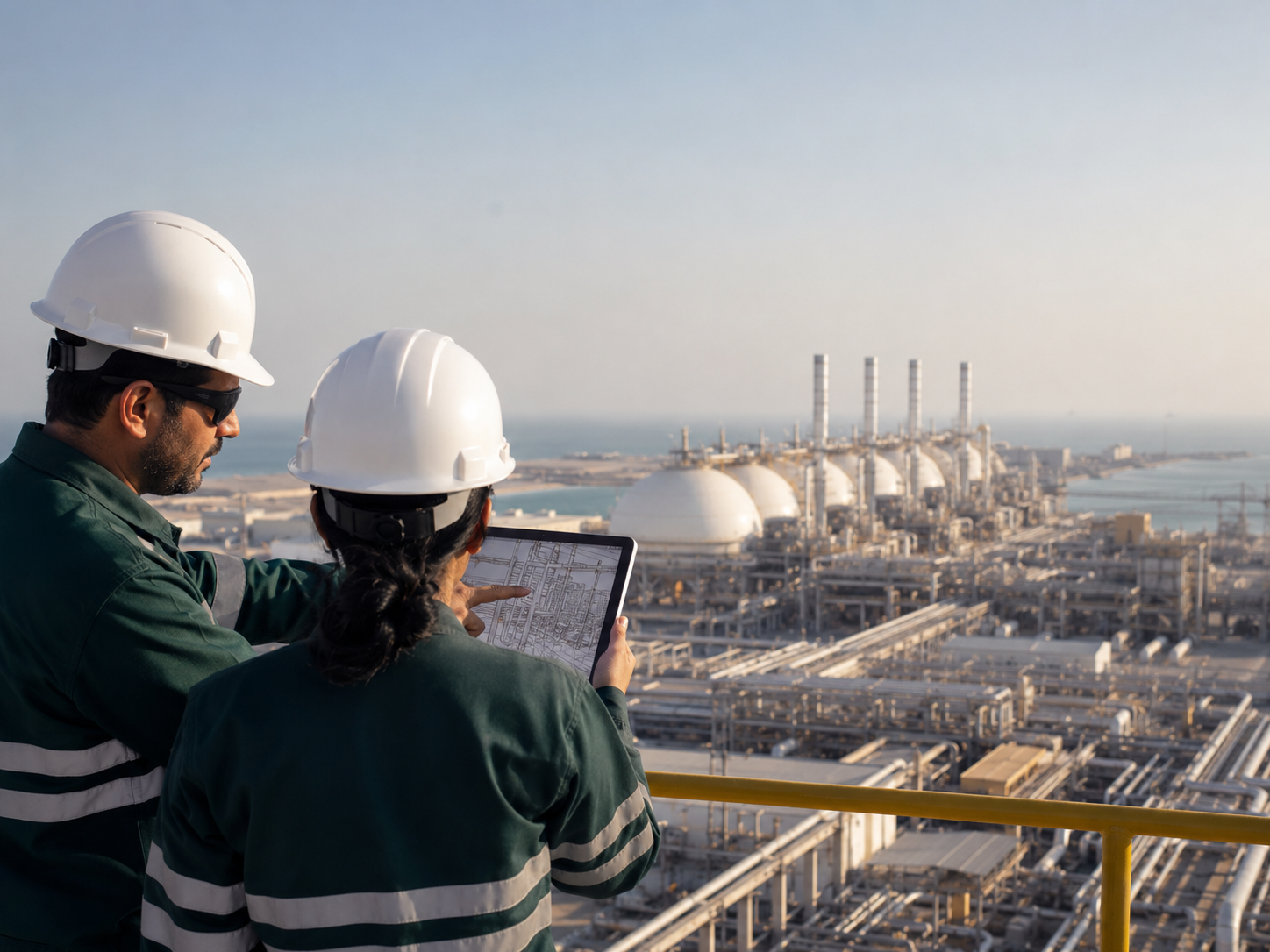 Oil and gas project coordination in Qatar