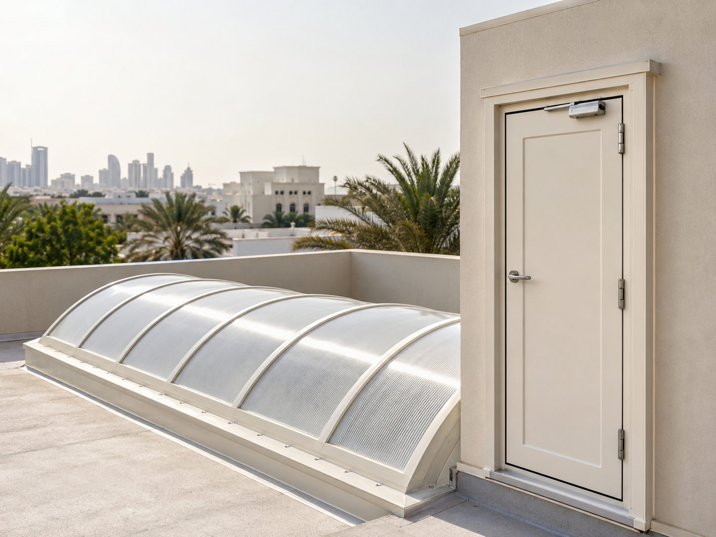 GRP skylights and doors